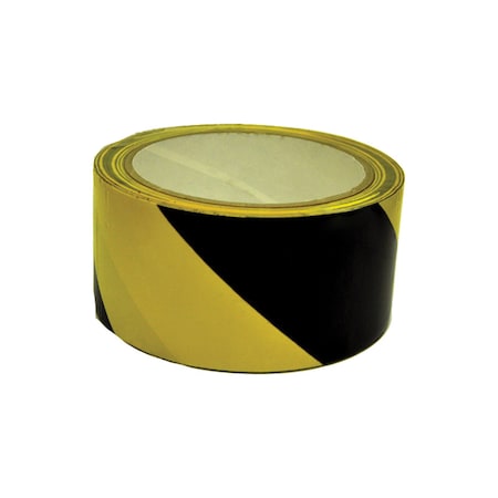 C.H. Hanson C.H. Hanson 54 ft. L X 2 in. W Plastic Stripe Floor Marking Tape Black/Yellow 15045